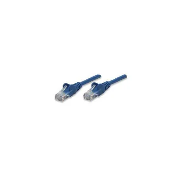 Cable de Red Intellinet - Cat5e - RJ-45 - 45cm - Azul - 318129