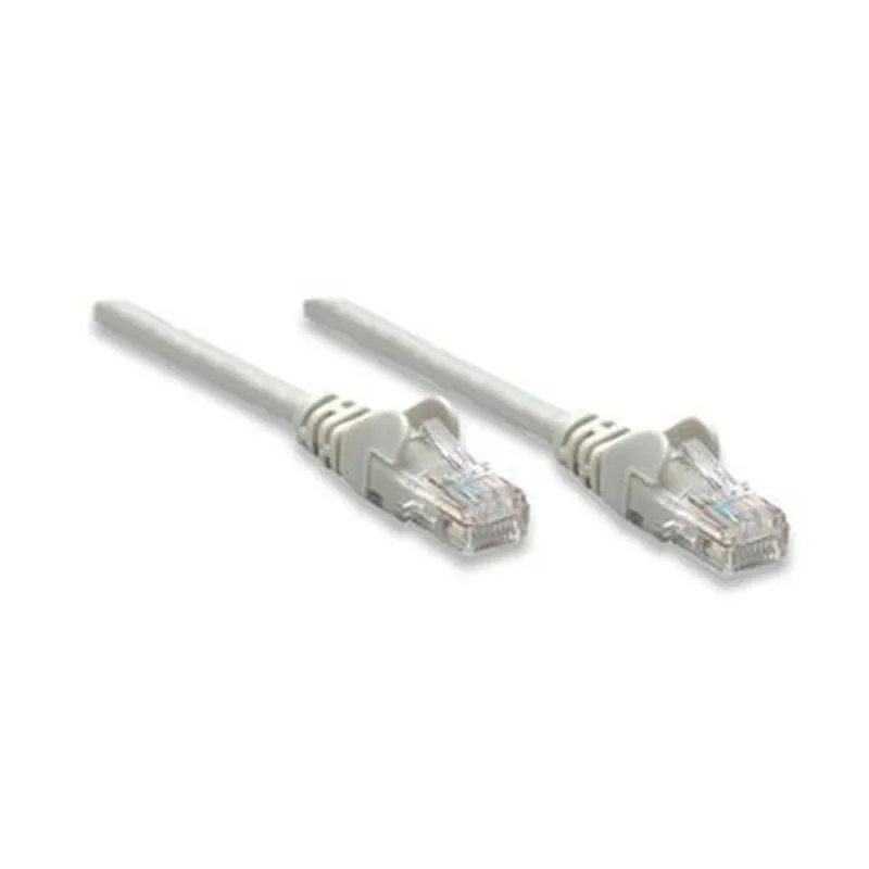 Cable de Red Intellinet - Cat5e - RJ-45 - 1M - Gris - 318921