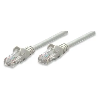 Cable de Red Intellinet - Cat5e - RJ-45 - 2M - Gris - 318976