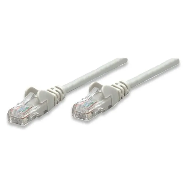 Cable de Red Intellinet - Cat5e - RJ-45 - 2M - Gris - 318976