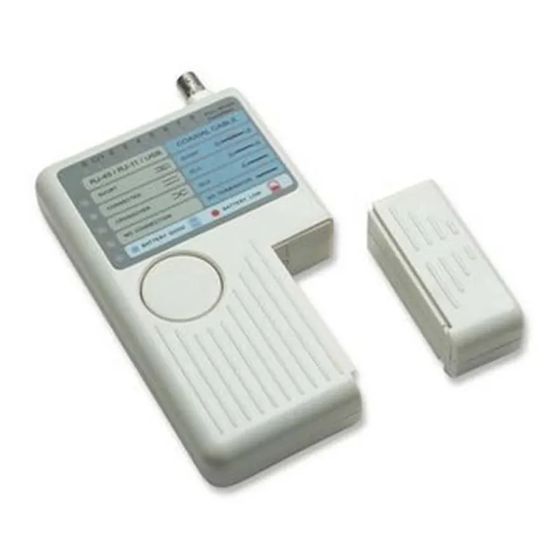 Probador de Cables Intellinet - 4 en 1 - RJ-11 - RJ-45 - USB - BNC - 351911