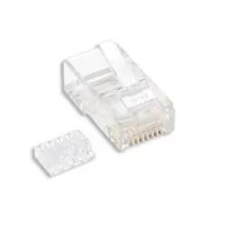 Plug Intellinet - Cat6 - RJ-45 - Transparente - 100 Piezas - 503006 Plug Intellinet - Cat6 - RJ-45 - Transparente - 100 Piezas - 503006