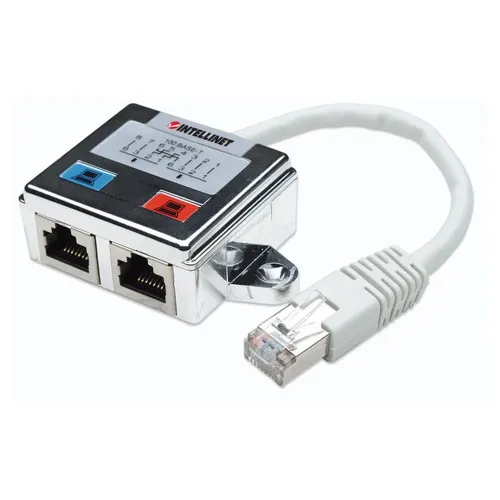 Adaptador Intellinet - 2x RJ-45 a RJ-45 Cat5e - 504195