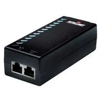 Inyector Intellinet - 2x RJ-45 - PoE - Fast Ethernet - 52V - 15.4W - 524179