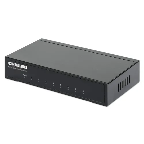 Switch Intellinet 530347 - 8 Puertos - Gigabit - No Gestionado - 530347 Switch Intellinet 530347 - 8 Puertos - Gigabit - No Gestionado - 530347