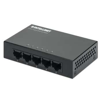 Switch Intellinet 530378 - Gigabit Ethernet - 5 Puertos - No Gestionado - 530378