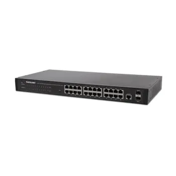 Switch Intellinet 560917 - 24 Puertos - Gigabit - 2 SFP - Gestionado - 560917