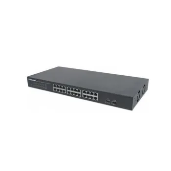 Switch Intellinet - 24 Puertos - Gigabit - 2 SFP - No Gestionado - 561044
