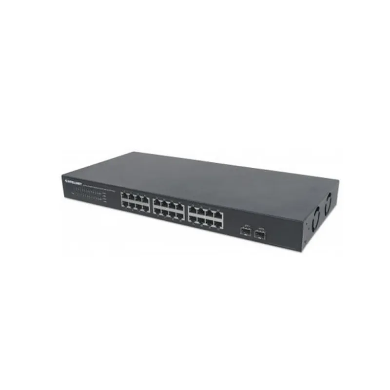 Switch Intellinet - 24 Puertos - Gigabit - 2 SFP - No Gestionado - 561044