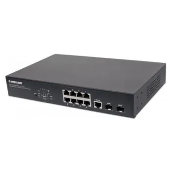 Switch Intellinet 561167 - 8 Puertos - Gigabit - 2 SFP - Administrable - 561167