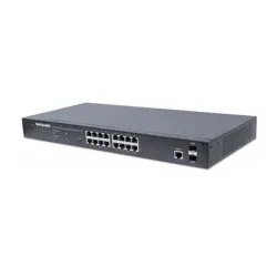 Switch Intellinet 561341 - 16 Puertos - Gigabit - 2 SFP - Administrable - 561341 Switch Intellinet 561341 - 16 Puertos - Gigabit - 2 SFP - Administrable - 561341