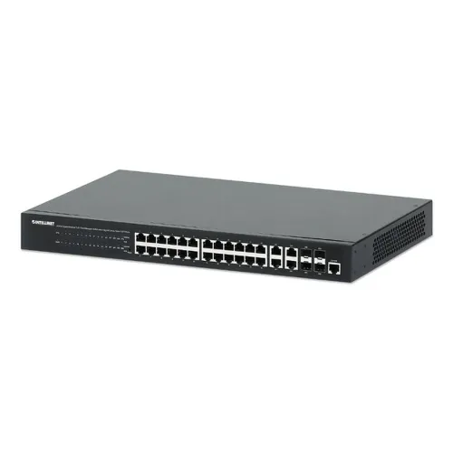 Switch Intellinet 561426 - Gigabit - 24 Puertos PoE - 4 SFP - Gestionado - 561426 Switch Intellinet 561426 - Gigabit - 24 Puertos PoE - 4 SFP - Gestionado - 561426