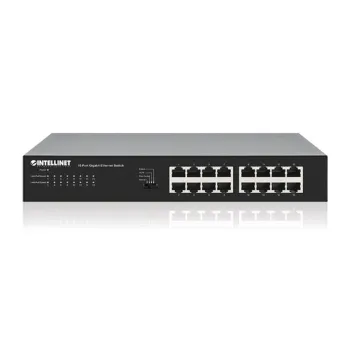 Switch Intellinet 561815 - Gigabit Ethernet - 16 Puertos - No Gestionado - 561815