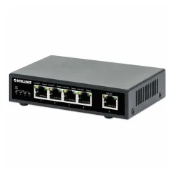 Switch Intellinet 561839 - 5 Puertos - Gigabit - PoE+ - No Gestionado - 561839 Switch Intellinet 561839 - 5 Puertos - Gigabit - PoE+ - No Gestionado - 561839