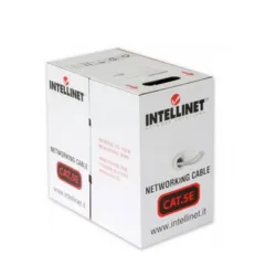 Bobina Intellinet - Cat5e - 305M - 23 AWG - Gris - 704823