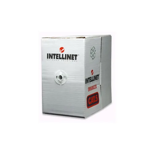 Bobina Intellinet - Cat5e - 100M - 26 AWG - Gris - 704830