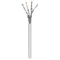 Bobina Intellinet 705066 - Cat6a - 305m - UTP - S/FTP - 500 MHz - 23 AWG - Gris - 705066