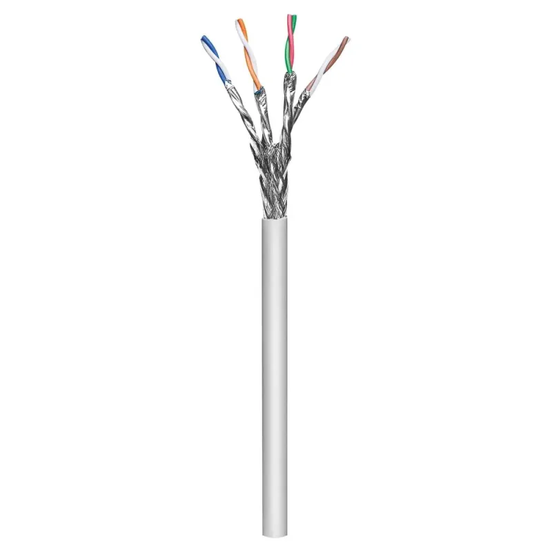 Bobina Intellinet 705066 - Cat6a - 305m - UTP - S/FTP - 500 MHz - 23 AWG - Gris - 705066