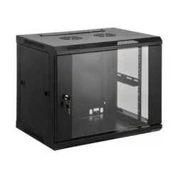 Gabinete Intellinet - 19" - 9U - Puerta con Ventana - 711814 Gabinete Intellinet - 19" - 9U - Puerta con Ventana - 711814