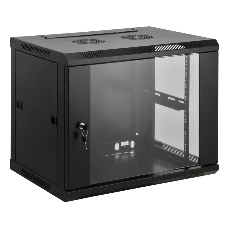 Gabinete 19" Mural Ensamblado - 9U - 600x600 - 712071