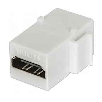 Intellinet Jack Cople HDMI Tipo Keystone Hembra a Hembra - Blanco - 771351