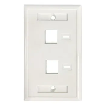 Tapa Intellinet 772396 - 2 Puertos - Blanco - 772396