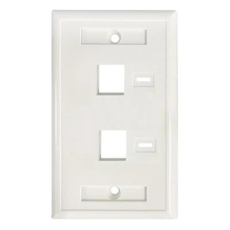 Tapa Intellinet 772396 - 2 Puertos - Blanco - 772396