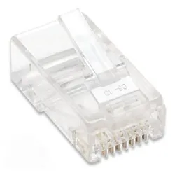 Plug Intellinet - Cat5e - RJ-45 - Transparente - 100 Piezas - 790055 Plug Intellinet - Cat5e - RJ-45 - Transparente - 100 Piezas - 790055