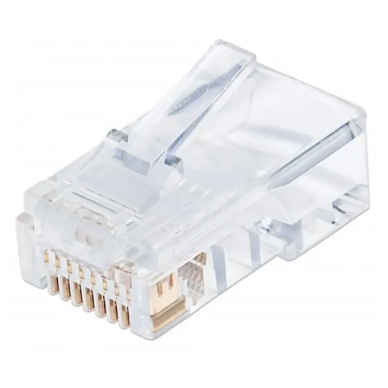 Plug Intellinet - Cat5e - RJ-45 - Transparente - 100 piezas - 790512