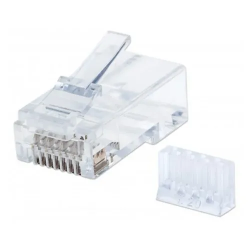 Plug Intellinet - Cat6 - RJ-45 - Transparente - 90 piezas - 790611 Plug Intellinet - Cat6 - RJ-45 - Transparente - 90 piezas - 790611