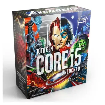 Procesador Intel Core i5-10600K - 4,10GHz - 6 Núcleos - Socket 1200 - 12 MB Caché - Edición Avengers - BX8070110600KA