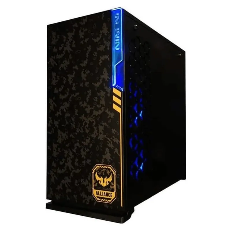 Gabinete In Win 101 TUF - Negro - Mediatorre - Fuente de Poder 750W 80 Plus - Vidrio - 3 Ventiladores - 101 TUF.P75FII.3XLU