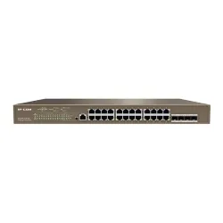 Switch IPCom G5328P-24-410W - Gigabit Ethernet - 24 Puertos PoE - 4 SFP - Gestionado - G5328P-24-410W Switch IPCom G5328P-24-410W - Gigabit Ethernet - 24 Puertos PoE - 4 SFP - Gestionado - G5328P-24-410W