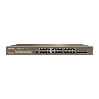 Switch IPCom G5328P-24-410W - Gigabit Ethernet - 24 Puertos PoE - 4 SFP - Gestionado - G5328P-24-410W