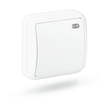 Pulsador de BUS Jablotron JA-112J - De datos de pared de emergencia - Alámbrico - 80 x 80 x 29 mm - JA-112J