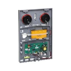 Parte inferior con la electrónica de Sirena Jablotron JA-151A-BASE-RB - Inalámbrica - Exterior - IP44 - Hasta 110dB/m - JA-151A-BASE-RB