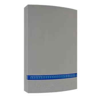 Cubierta Jablotron JA-1X1A-C-GR-B - Plástica - Gris con Strobe Azul - Compatible con JA-111A/JA-151A - JA-1X1A-C-GR-B