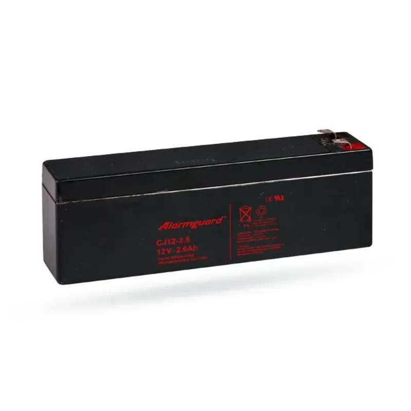 Batería Recargable Jablotron SA214-2.6 - PB - 12V - 2.6Ah - SA214-2.6