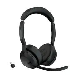 Diadema Jabra Evolve2 55 Link380c MS Stereo - Inalámbrico - Bluetooth - USB - Micrófono - 25599-999-899 Diadema Jabra Evolve2 55 Link380c MS Stereo - Inalámbrico - Bluetooth - USB - Micrófono - 25599-999-899