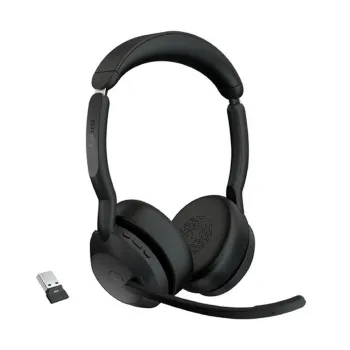 Diadema Jabra Evolve2 55 Link380a MS Stereo - Inalámbrico - Micrófono - 25599-999-999