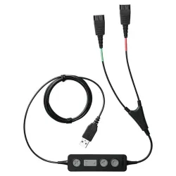 Cable de audio Jabra Link 265 - USB/QD - Negro - 265-09 Cable de audio Jabra Link 265 - USB/QD - Negro - 265-09