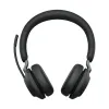 Diadema Jabra Evolve2 65 - Inalámbrico - Bluetooth - Micrófono - Negro - 26599-999-899