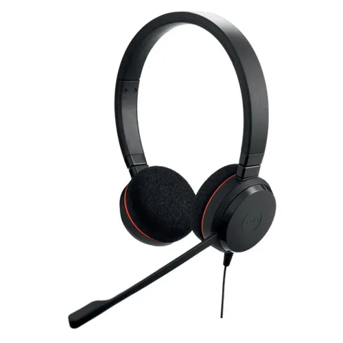 Diadema Jabra Evolve 20 Ms - Alámbrico - USB - Micrófono  - EVOLVE-20-DUO-MS