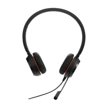 Diadema Jabra Evolve 30 Duo - Alámbrico - 3.5mm - USB - Micrófono  - EVOLVE-30-DUO-UC