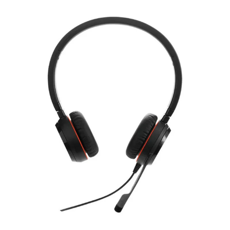 Diadema Jabra Evolve 30 Duo - Alámbrico - 3.5mm - USB - Micrófono  - EVOLVE-30-DUO-UC