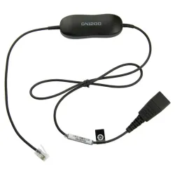 Cable para Auriculares Jabra Smart Cord - para Cisco IP Phone 78xx / Biz 2300 / Mitel 74xx / Dialog 42xx / 44xx / 5446 / Snom 71x - Negro - 88001-99 Cable para Auriculares Jabra Smart Cord - para Cisco IP Phone 78xx / Biz 2300 / Mitel 74xx / Dialog 42xx / 44xx / 5446 / Snom 71x - Negro - 88001-99