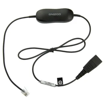 Cable para Auriculares Jabra Smart Cord - para Cisco IP Phone 78xx / Biz 2300 / Mitel 74xx / Dialog 42xx / 44xx / 5446 / Snom 71x - Negro - 88001-99