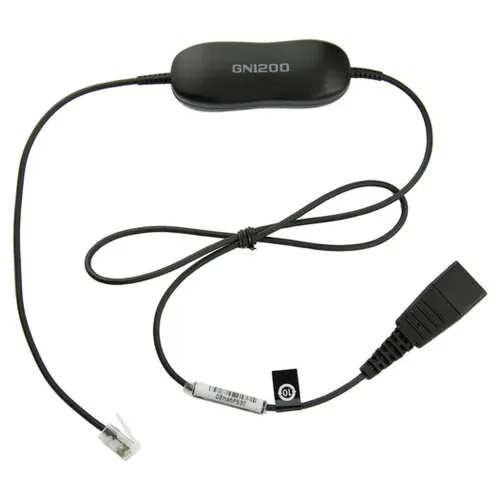 Cable para Auriculares Jabra Smart Cord - para Cisco IP Phone 78xx / Biz 2300 / Mitel 74xx / Dialog 42xx / 44xx / 5446 / Snom 71x - Negro - 88001-99 Cable para Auriculares Jabra Smart Cord - para Cisco IP Phone 78xx / Biz 2300 / Mitel 74xx / Dialog 42xx / 44xx / 5446 / Snom 71x - Negro - 88001-99