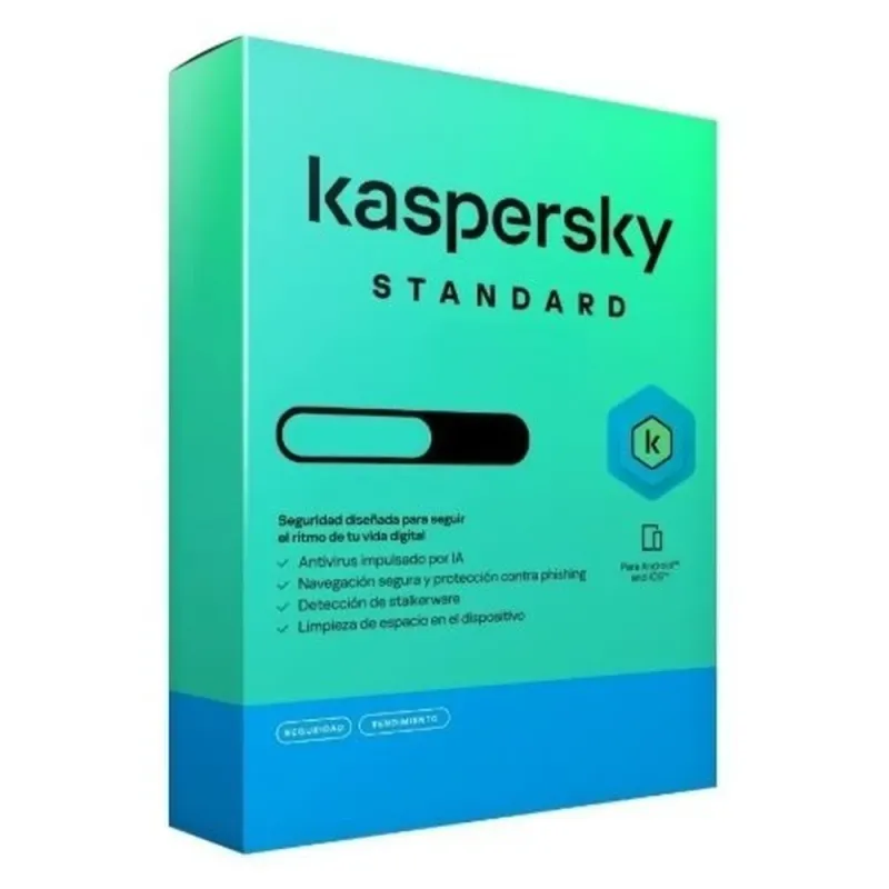 Antivirus Kaspersky Standard - 1 Dispositivo - 1 Año - KL1041Z5AFS