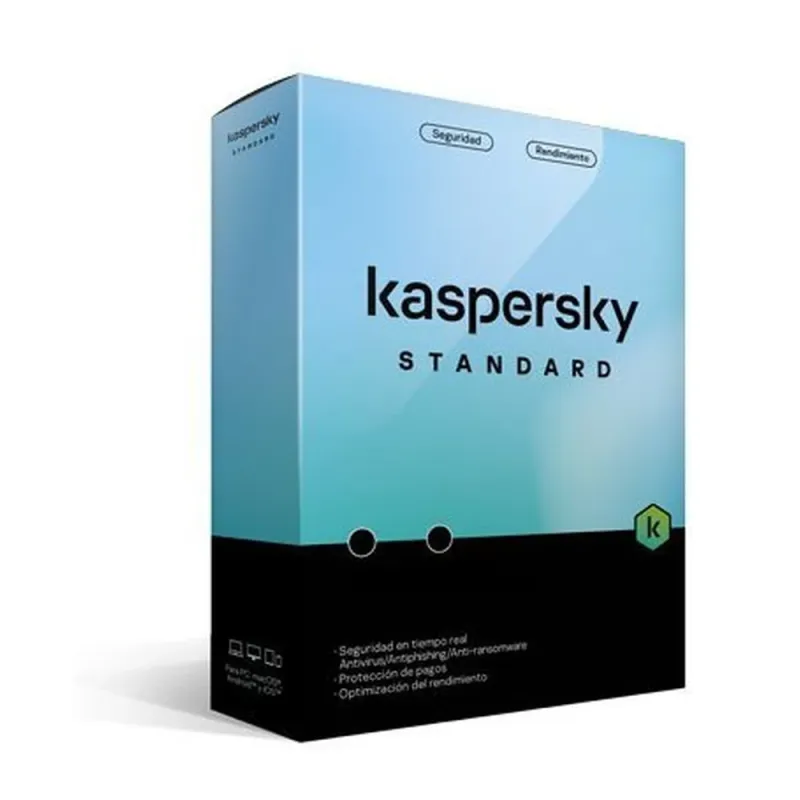 Antivirus Kaspersky Standard - 5 Dispositivos - 1 Año - Caja - KL1041Z5EFS-22